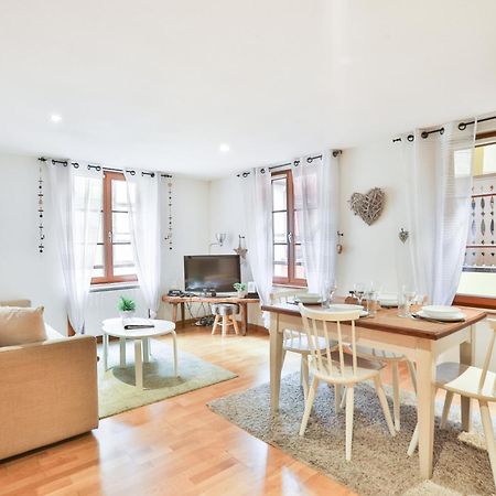 Gite "La Maison Jaune" A Kaysersberg Avec Garage Exterior foto